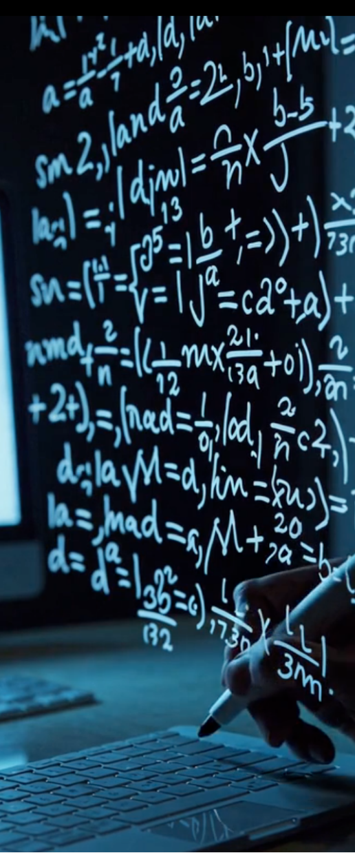 A researcher analyzing data on a computer.